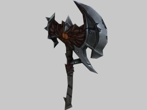 - battle axe 003 3D Model