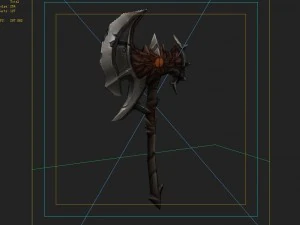 - battle axe 003 3D Model