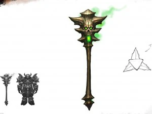 - savaş baltası 004 3D Model