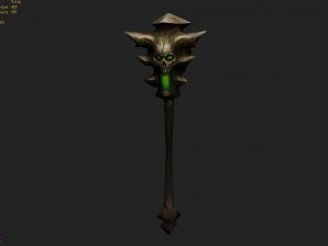 - battle axe 004 Model 3D