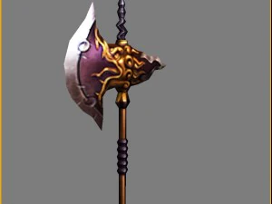 - battle axe 005 3D Model