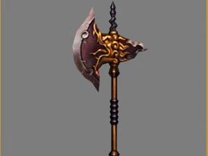 - battle axe 005 3D Model