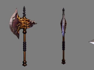 - battle axe 005 3D Model