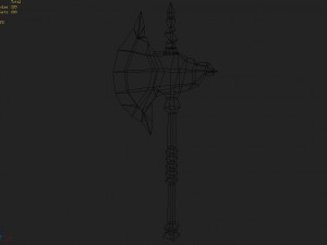 - battle axe 005 3D मॉडल