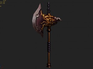 - battle axe 005 3D मॉडल