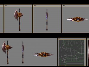 - battle axe 005 3D मॉडल