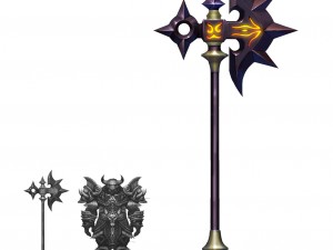 - battle axe 006 Modello 3D