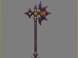 - battle axe 006 3D Model