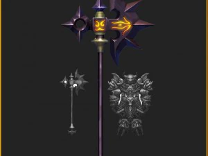 - battle axe 006 3D Model