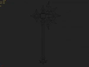 - battle axe 006 3D Model