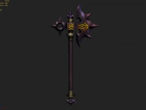 - battle axe 006 3D Model