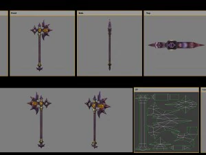 - battle axe 006 3D Model