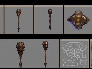 - battle axe 007 3D Model