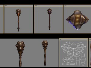 - battle axe 007 3D Model