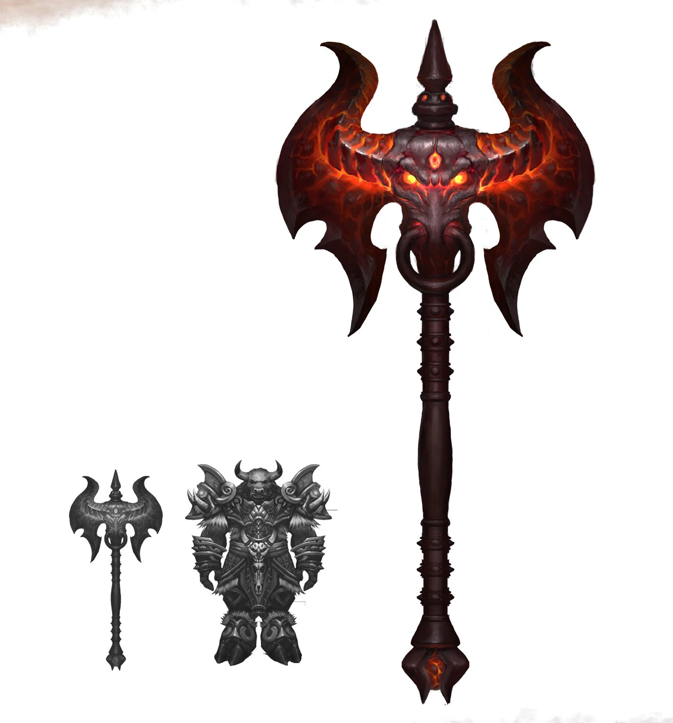 - battle axe 008 3D Model .c4d .max .obj .3ds .fbx .stl .blend 