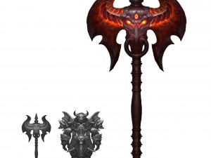 - battle axe 008 3D Модель