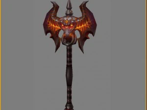 - battle axe 008 3D Model