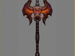 - battle axe 008 3D Model