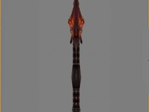 - battle axe 008 3D Model