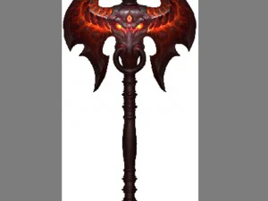 - battle axe 008 3D Model