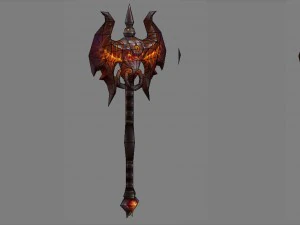 - battle axe 008 3D Model