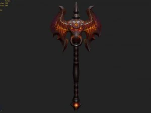 - battle axe 008 3D Model