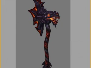 - battle axe 011 3D Model
