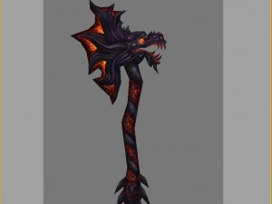 - battle axe 011 3D Model