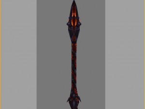 - battle axe 011 Model 3D