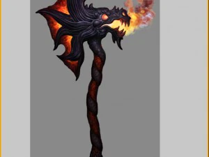 - battle axe 011 3D Model