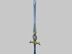 - long sword 01 Modello 3D