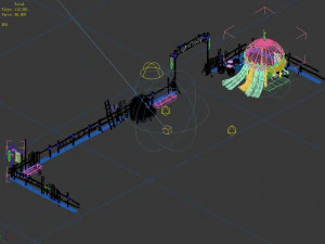 ranch-tibetan incense museum-fence 3D Model
