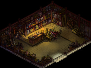 north-south-grocery-indoor 3D Модель