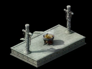 slave-prison-sentence table 01 3D Model