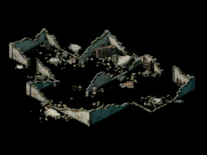 destroyed city-ruins-tang dynasty Modelo 3D
