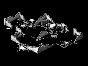 destroyed city-ruins-tang dynasty 3D Model
