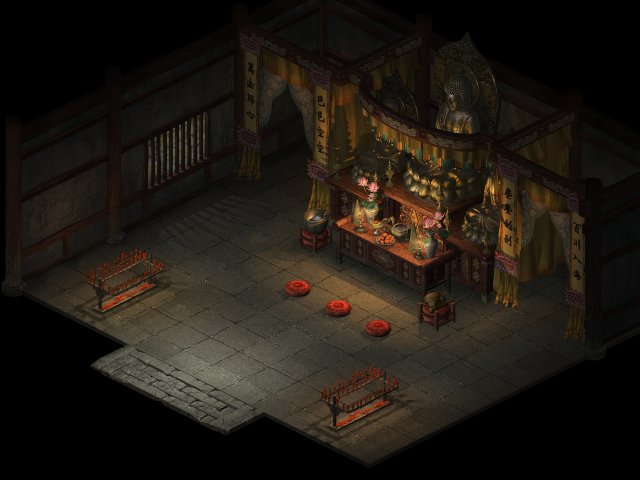 dilapidated hut-jinshan temple-interior 12 Modelo 3D .c4d .max .obj .3ds .fbx .stl .blend 