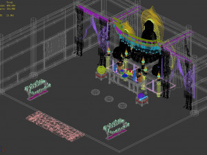 dilapidated hut-jinshan temple-interior 12 Modelo 3D