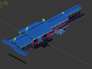 qin dynasty-qin mansion-wing room 12 3D Model