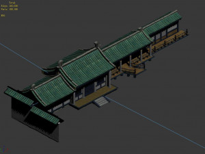 qin dynasty-qin mansion-wing room 12 3D Model