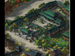 qin dynasty-qin mansion-wing room 12 3D Model