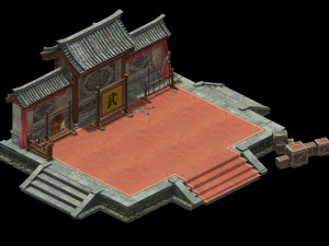 qing dynasty-the escort-yanwu field 3D Model