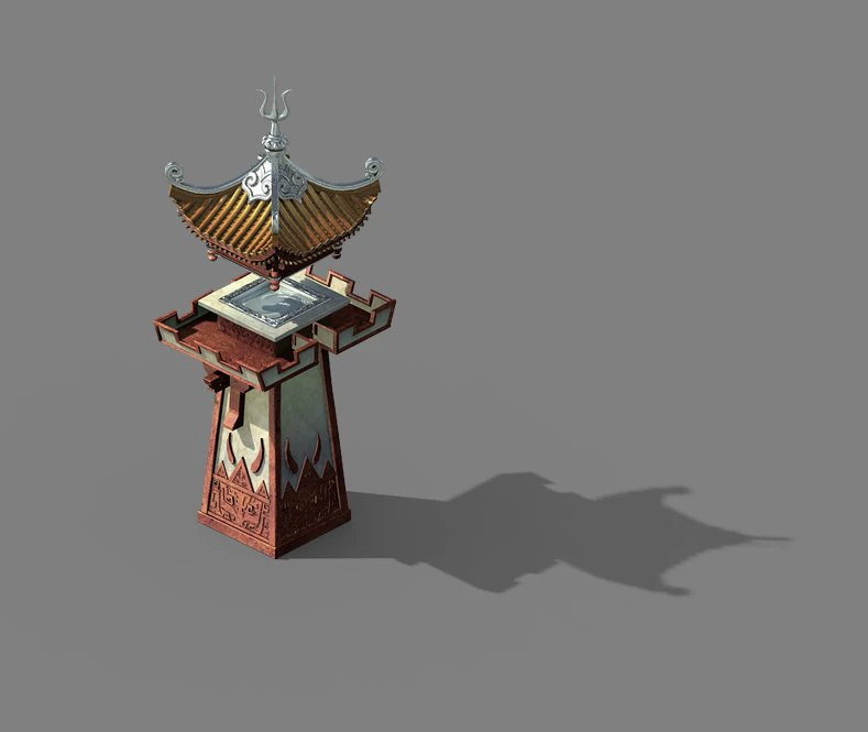 quzhou-tianwang tower-silver 04 3D Model .c4d .max .obj .3ds .fbx .stl .blend 