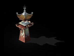 quzhou-tianwang tower-silver 04 Modelo 3D