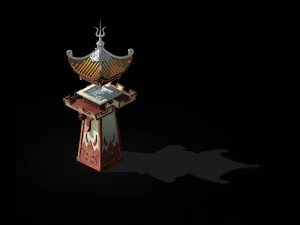 quzhou-tianwang tower-silver 04 3D Model