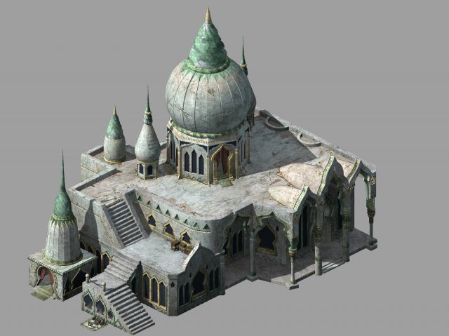 shabak-sanctuary 12 3D Модель .c4d .max .obj .3ds .fbx .stl .blend 