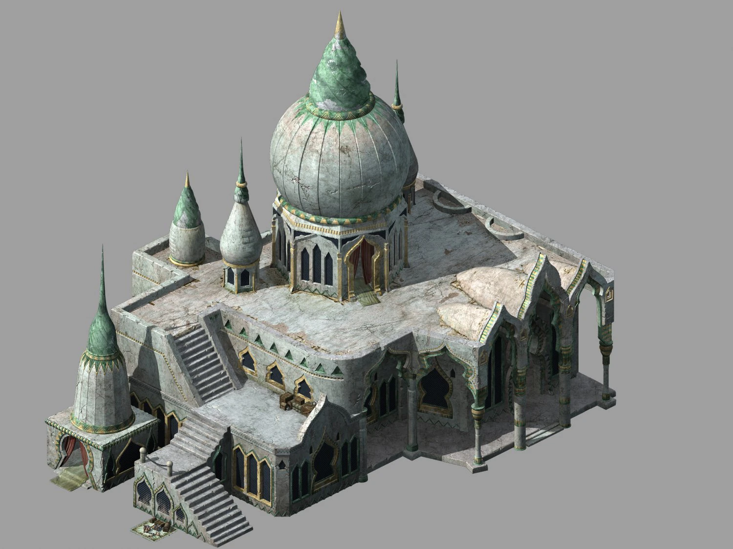 shabak-sanctuary 12 3D Model .c4d .max .obj .3ds .fbx .stl .blend 
