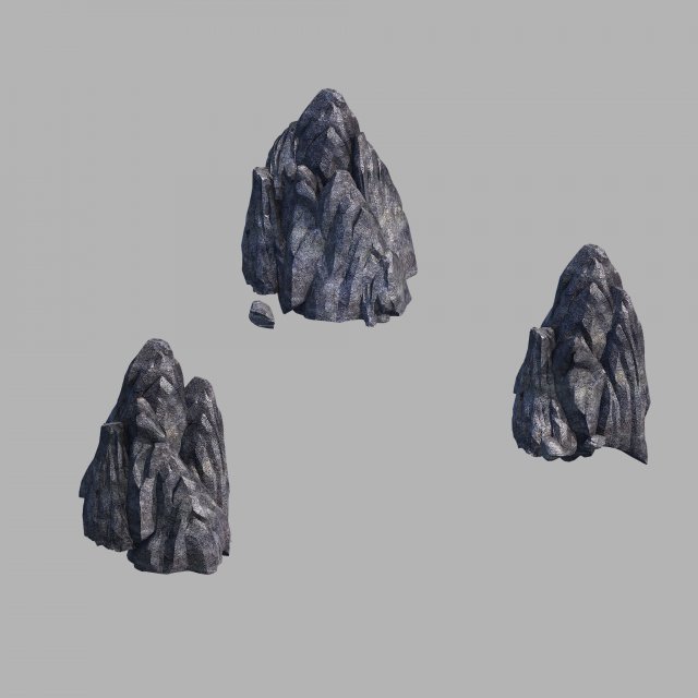 shabak-rockery 3D 모델 .c4d .max .obj .3ds .fbx .stl .blend 