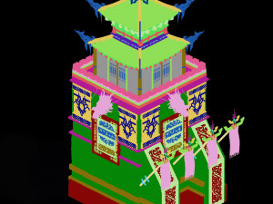shabak-right tower 01 Modello 3D