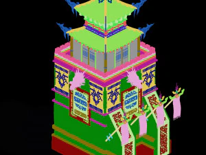 shabak-right tower 01 3D Model